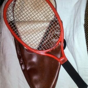 Ektelon racquetball racquet with full leather case